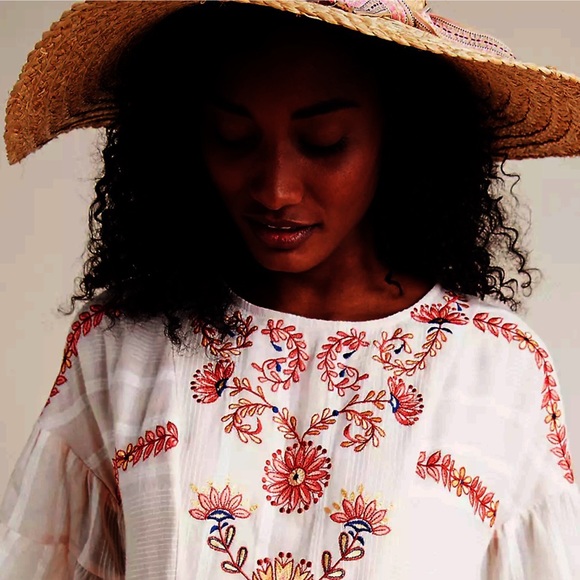 Anthropologie Embroidered Tunic Dress - Picture 7 of 9